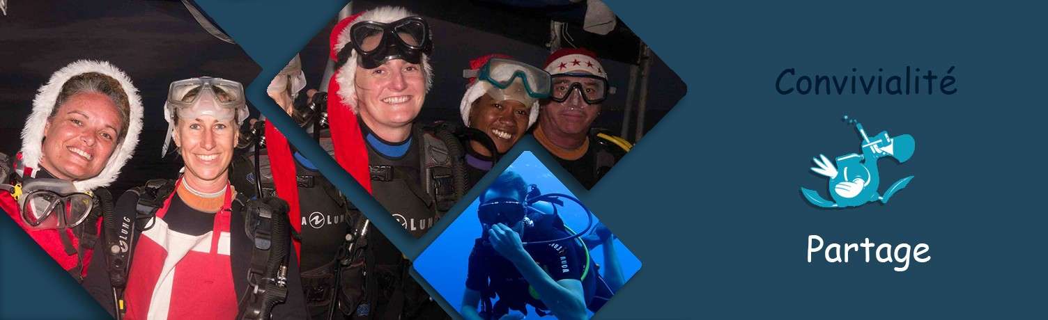 Convivialité et Partage au centre de plongée sous-marine